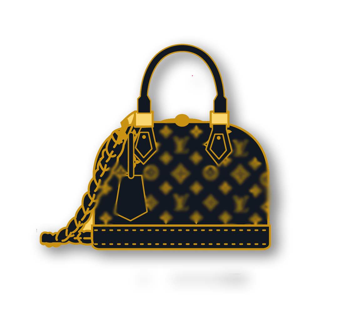 Love Black Bag Magnetic Pin