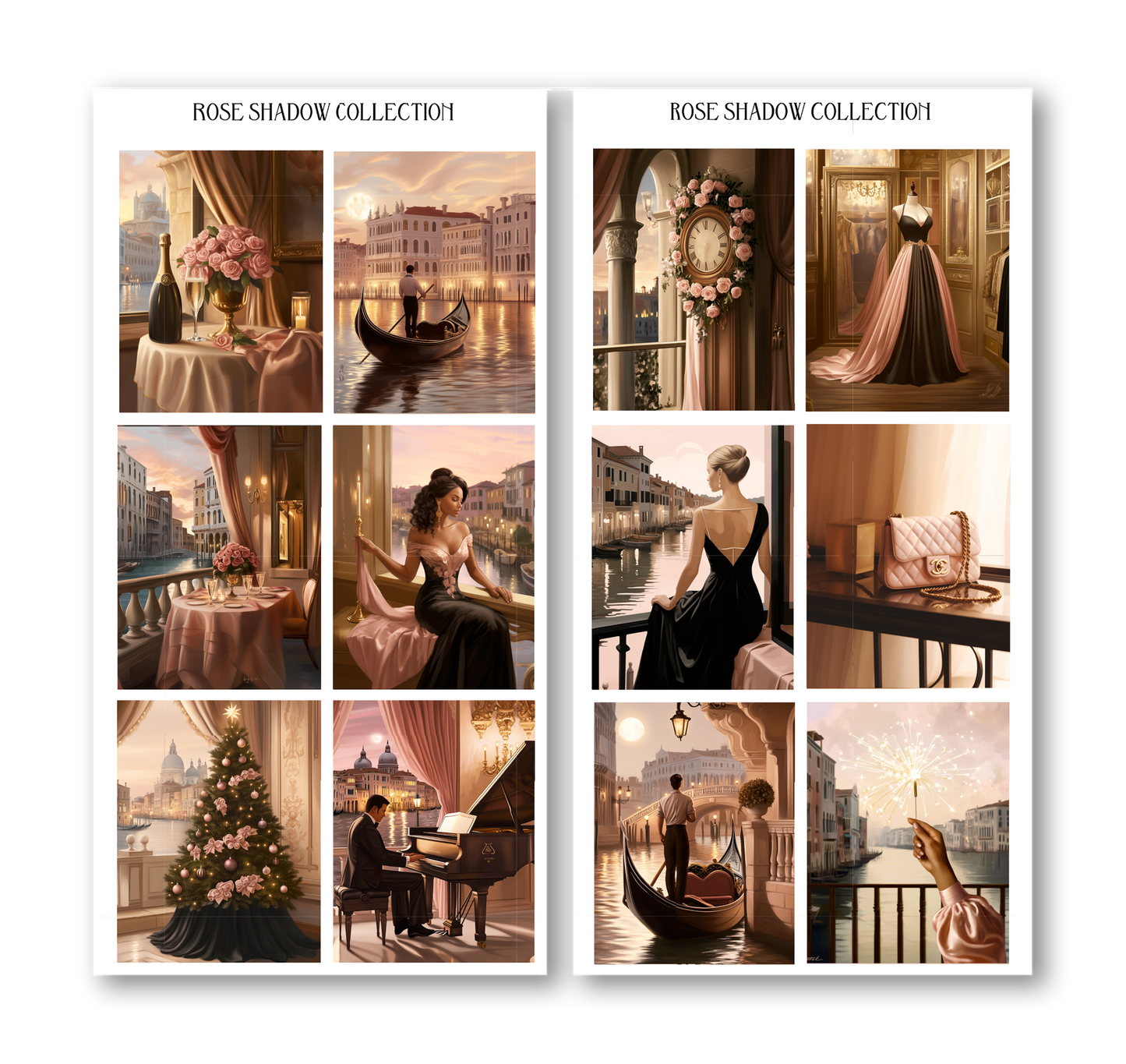 Full Boxes ONLY Fashion Sticker book New Year's in Venice VOL 34