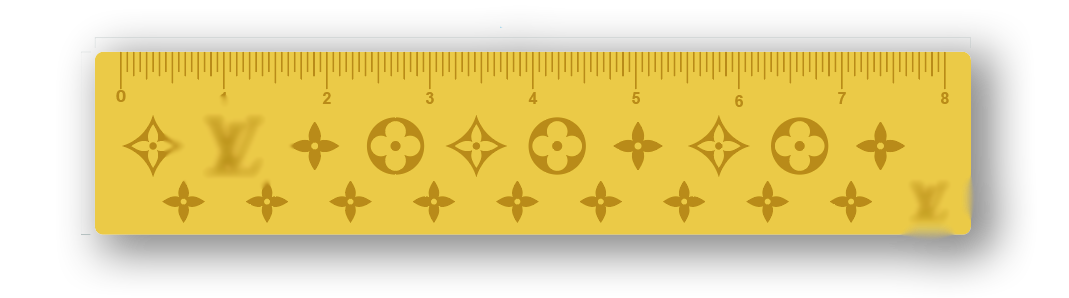 LoVe Desk Ruler