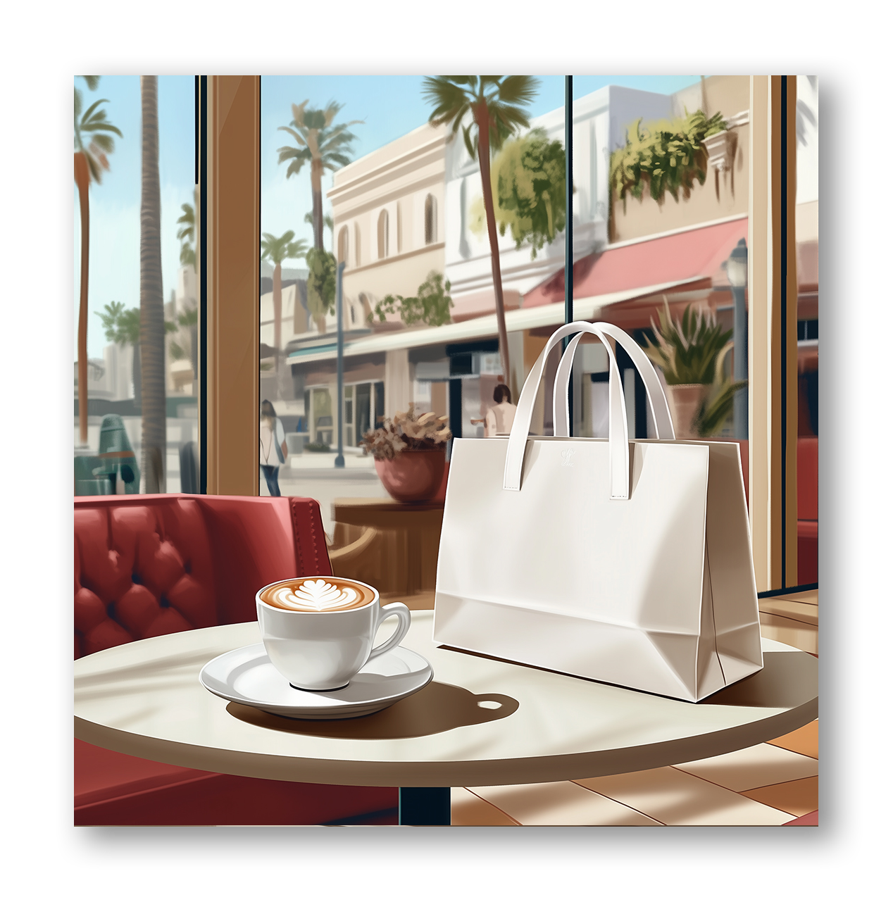 Coffee shopping bag Dashboard Stickerbook VOL 44 (Gold Foil Only)