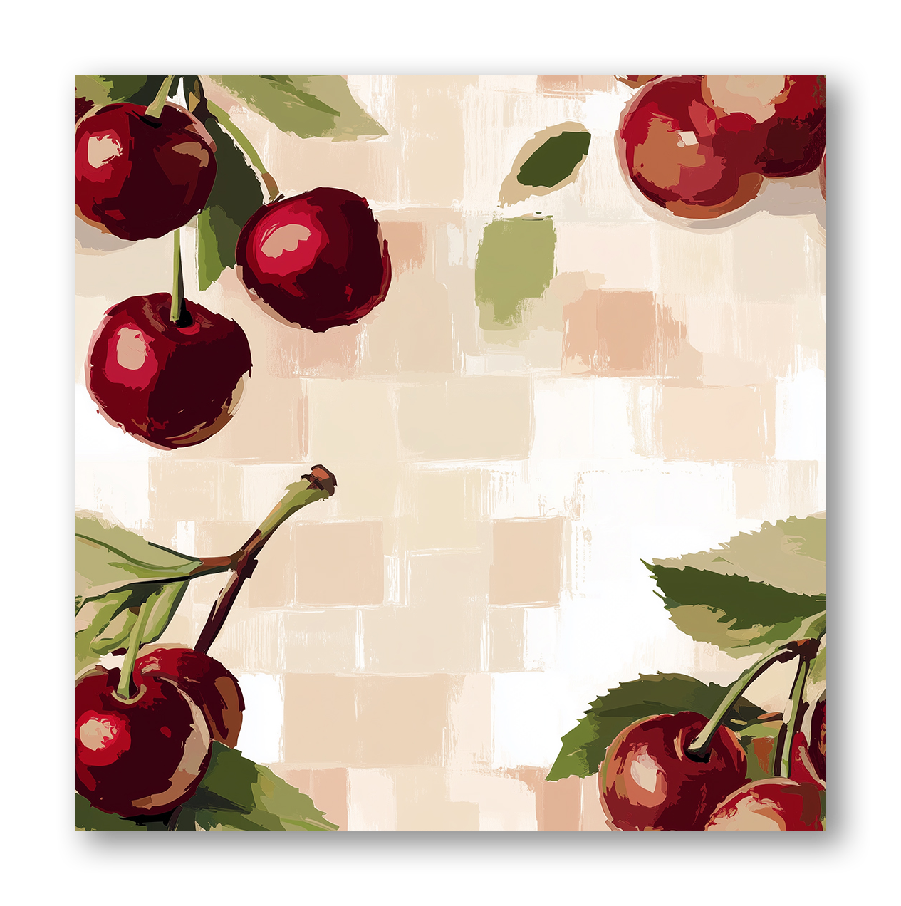 Cherry Pattern Dashboard Stickerbook VOL 44