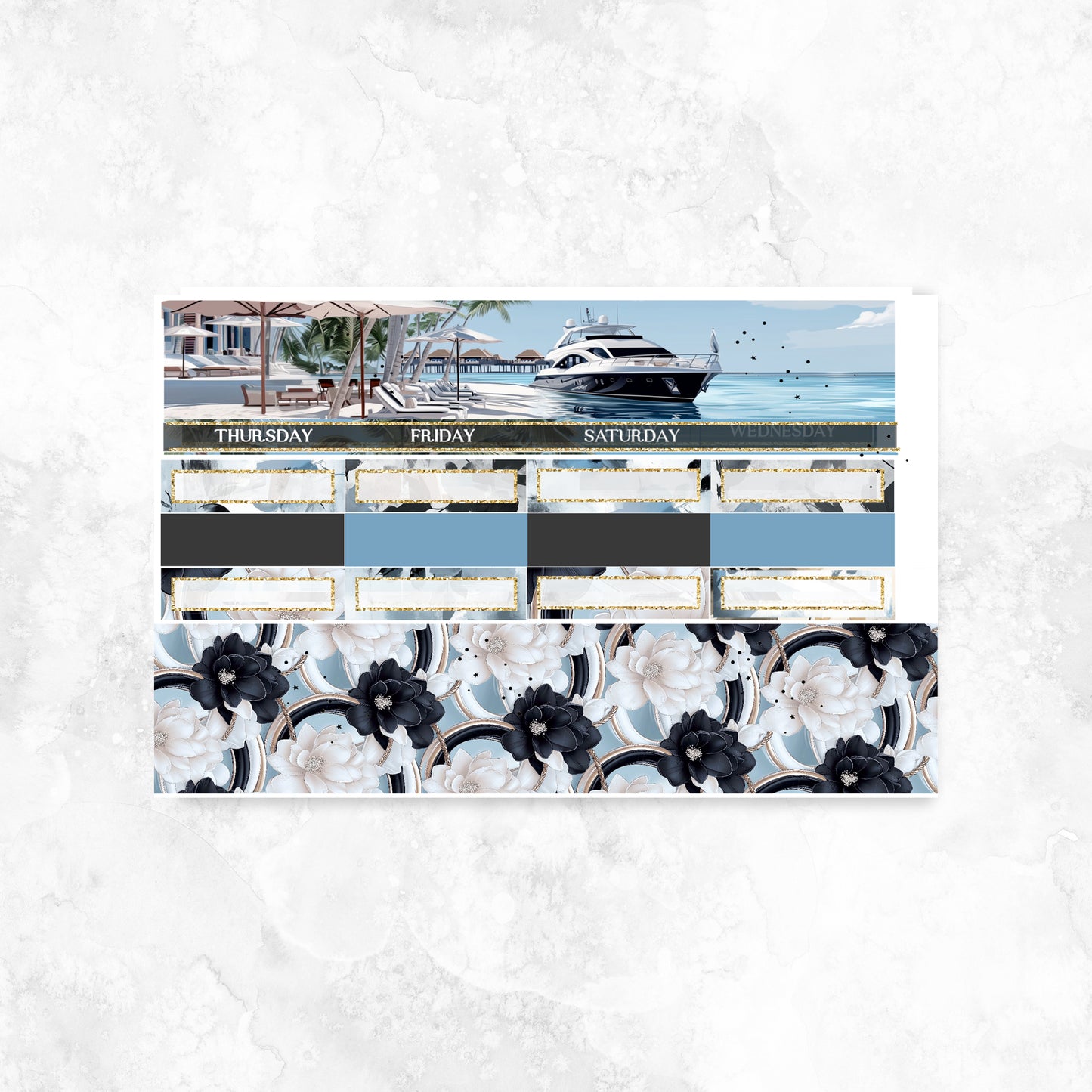 April 2025 Monthly A5 Wide Standard Planner Insert