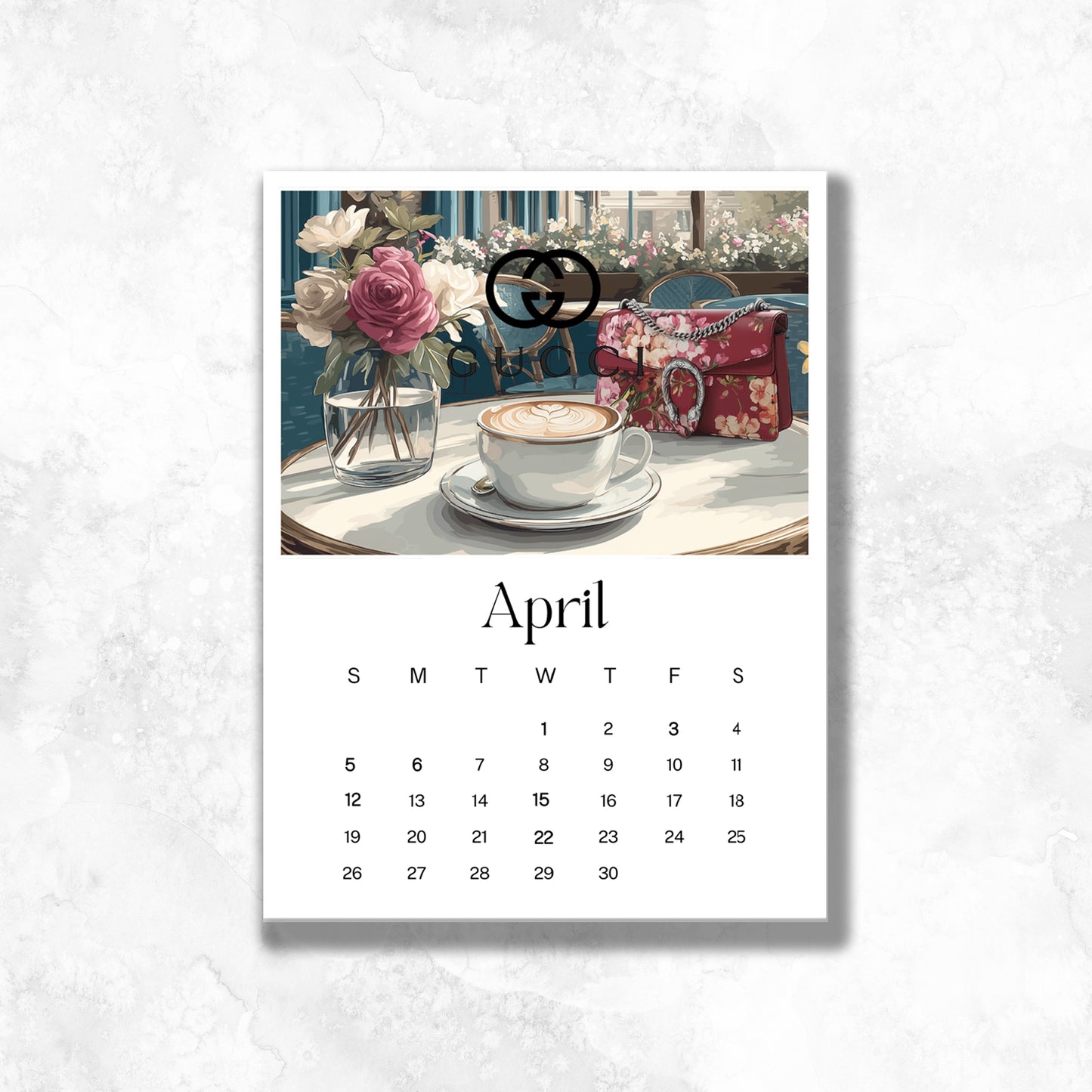 2026 Calendar Dashboards (Gold Foil Only) choose your size 12 MONTH BUNDLE