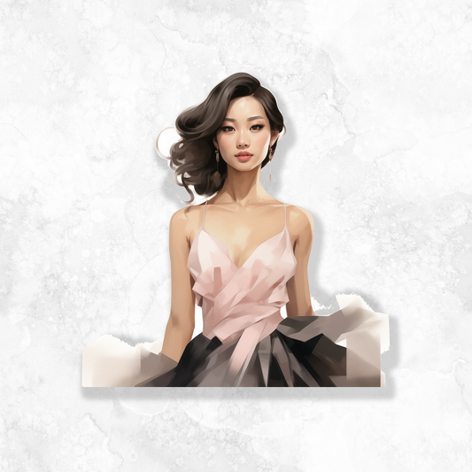 Asian Fashion Girl New Years in Venice VOL 34 Tip-in