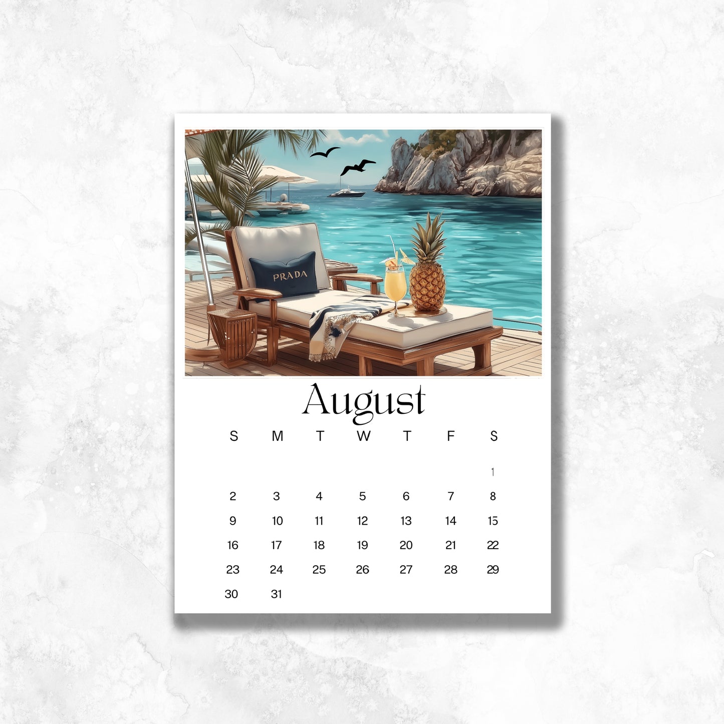 2026 Calendar Dashboards (Gold Foil Only) choose your size 12 MONTH BUNDLE