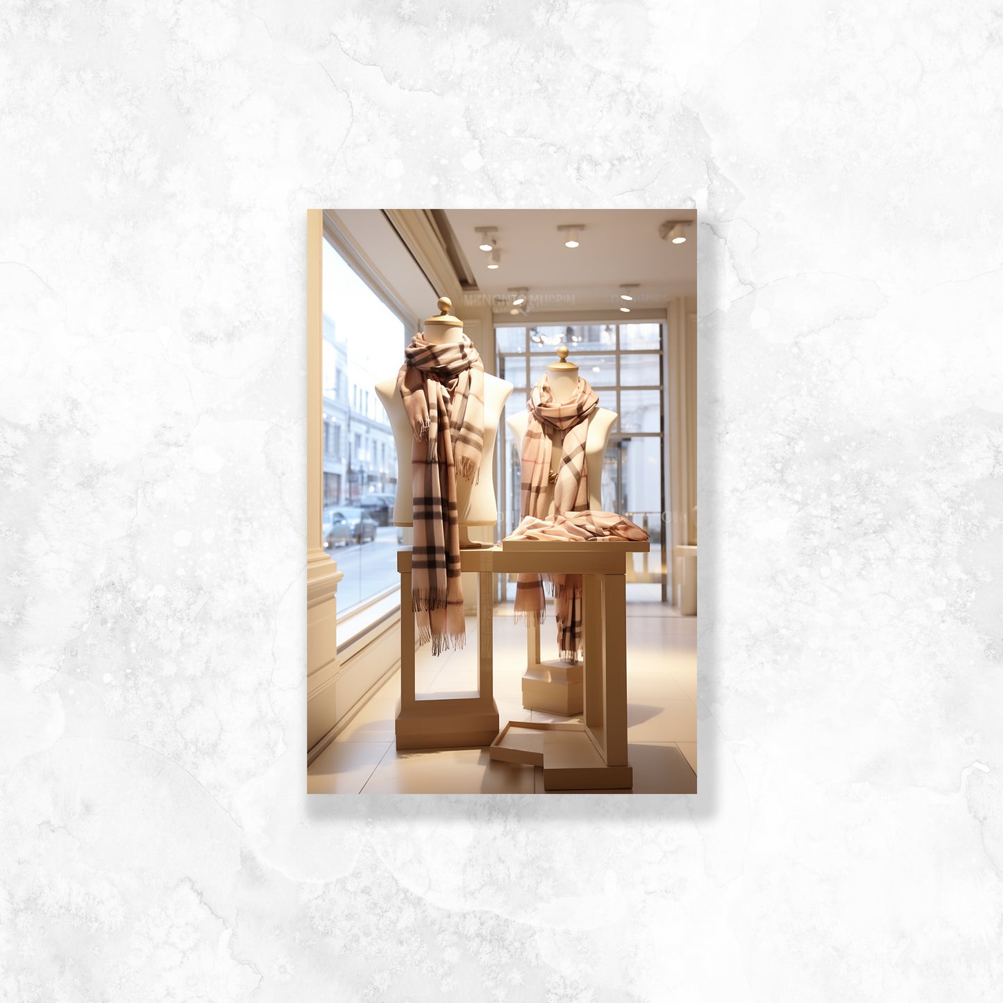 Burberry scarf display Dashboard