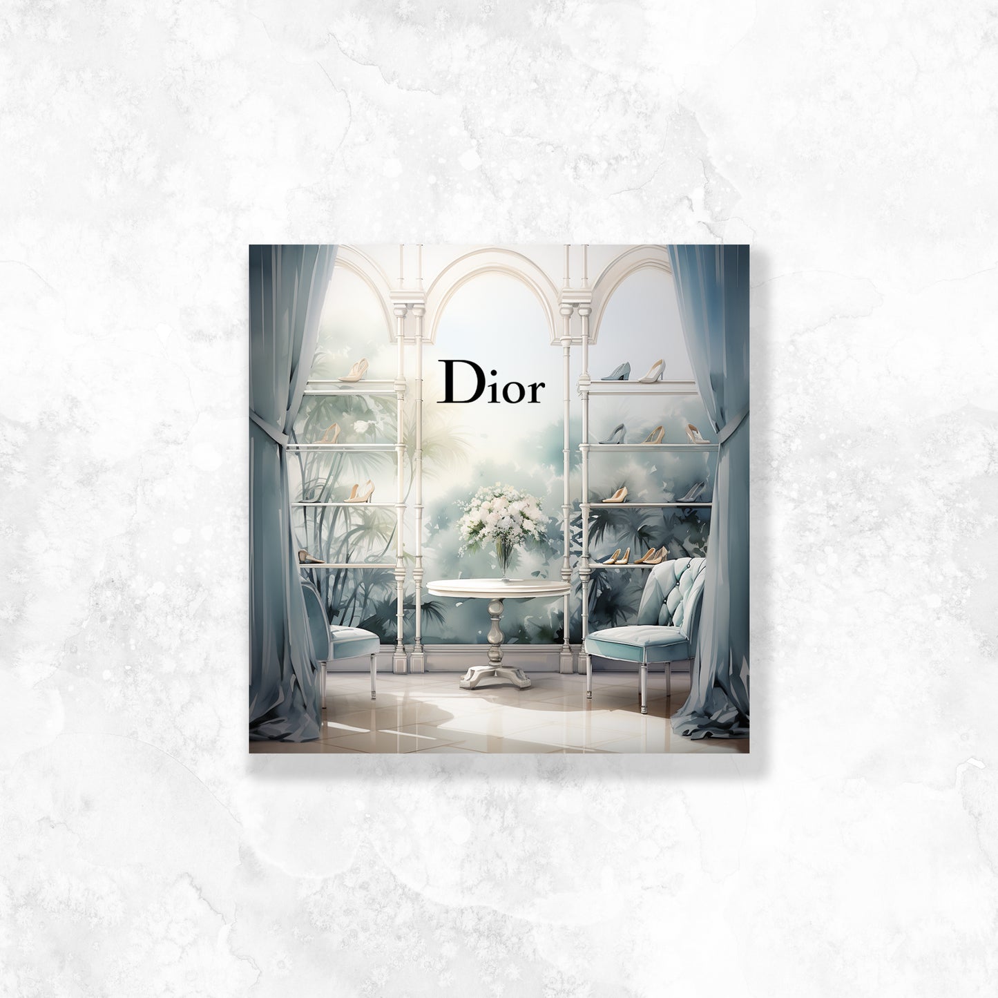 Dior shoe Display dashboard