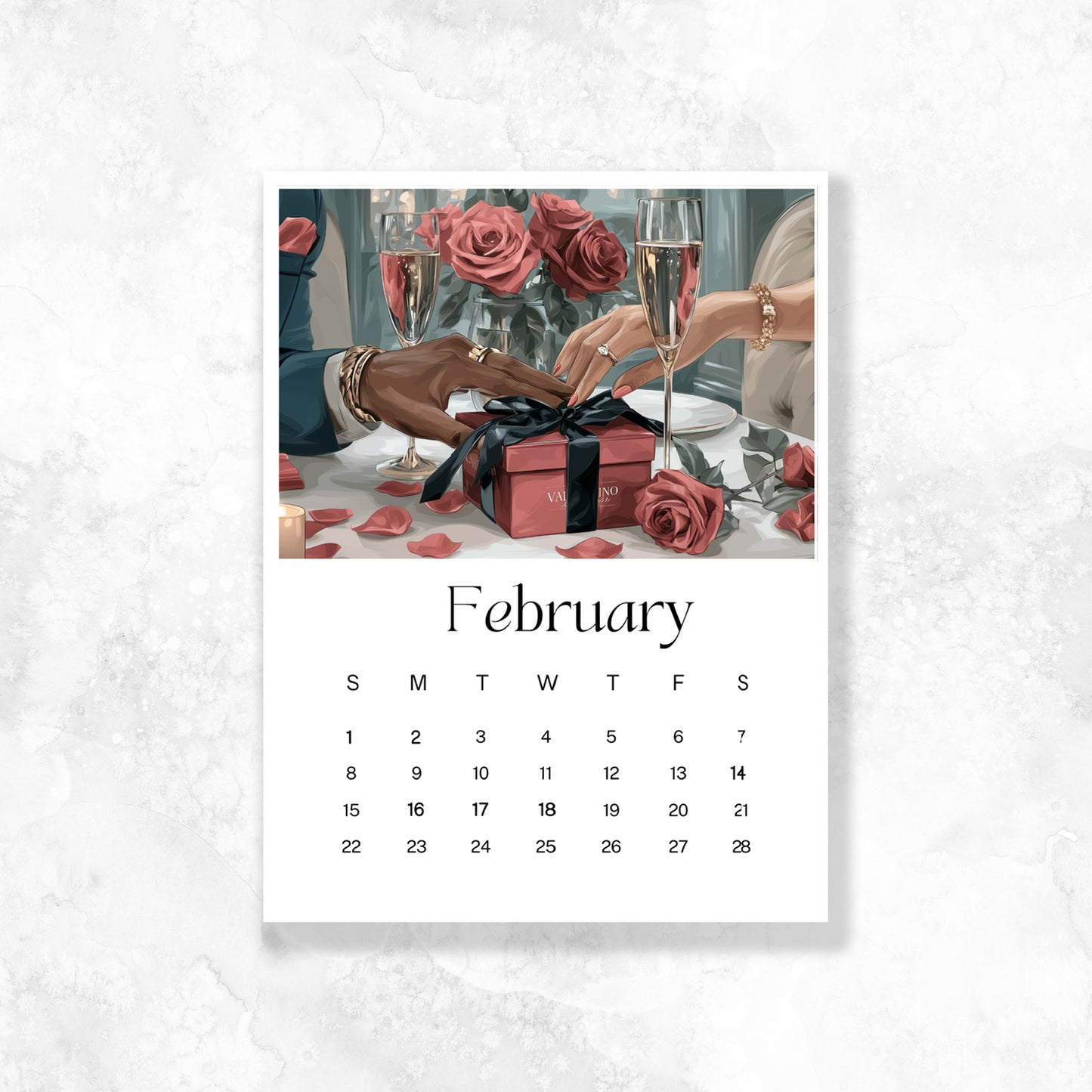 2026 Calendar Dashboards (Gold Foil Only) choose your size 12 MONTH BUNDLE