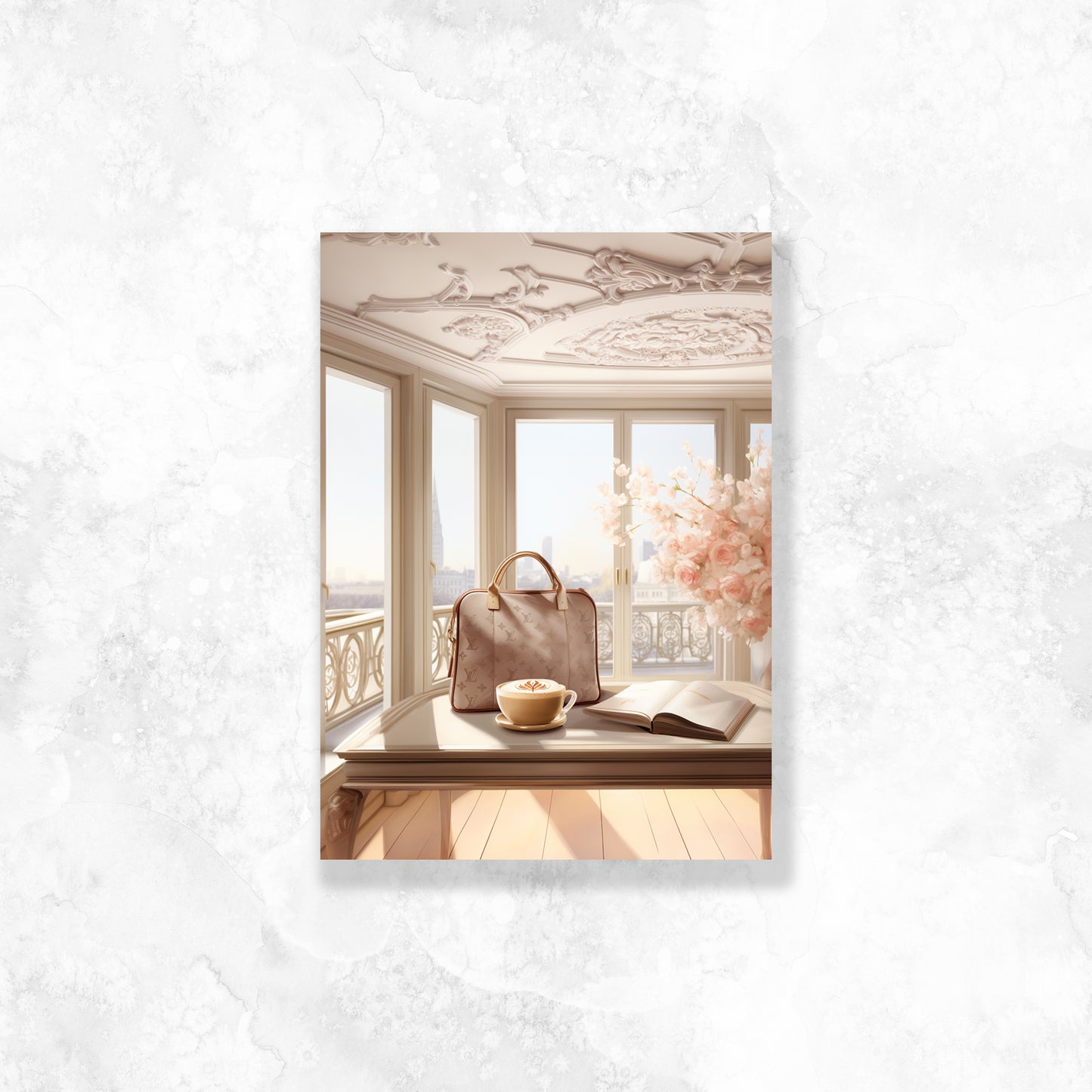 Desk Scene freebie Half Letter