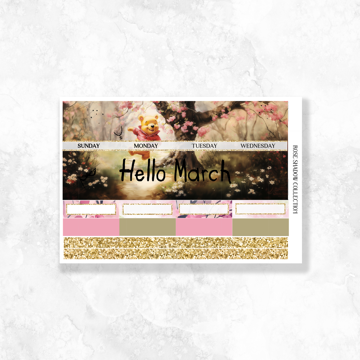 March 2025 Monthly A5 Wide Standard Planner Insert