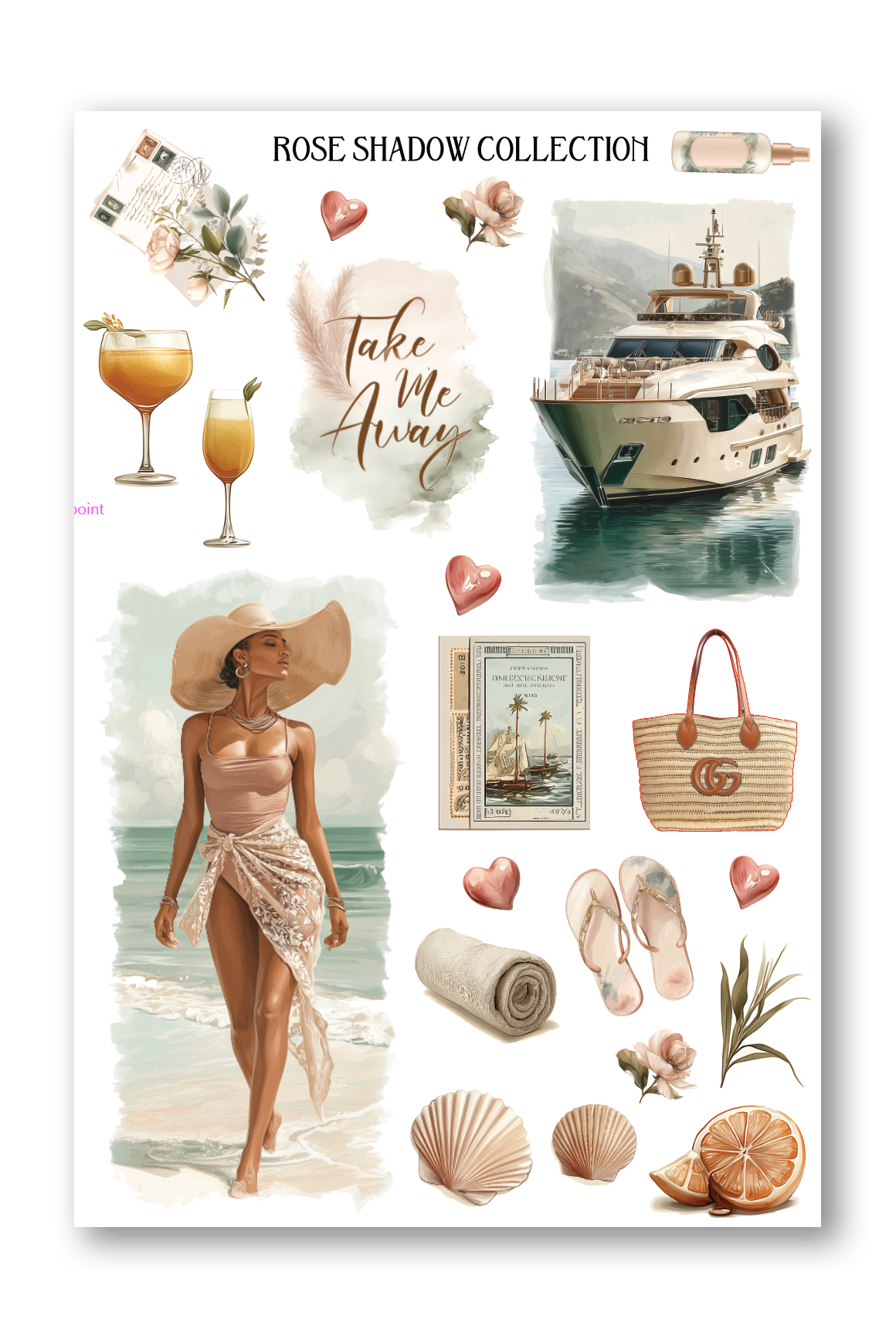 Vacation Sheet Quiet Luxury Journaling sheet