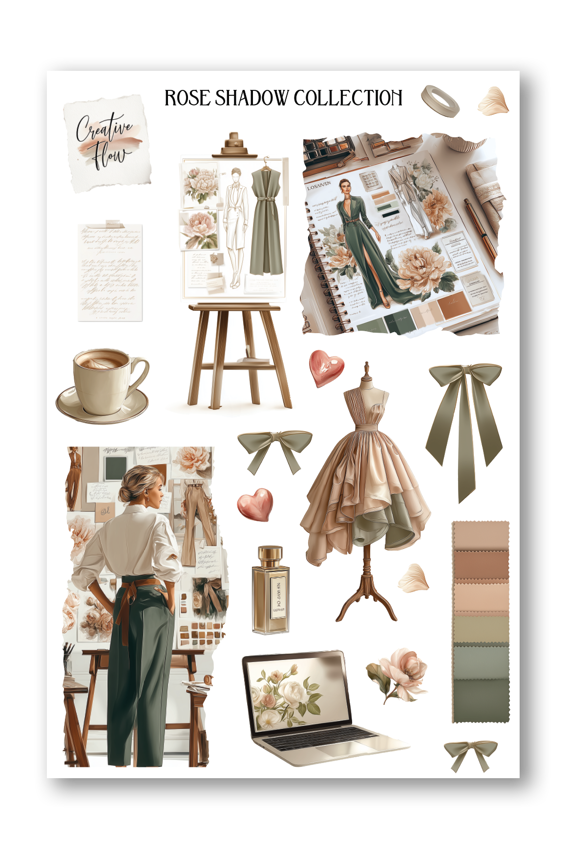 Office / Designer Sheet Quiet Luxury Journaling sheet