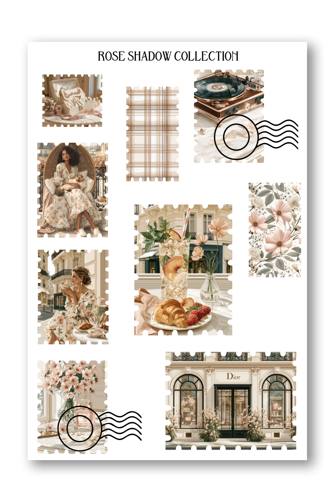 Stamps Sheet Golden Era Journaling sheet