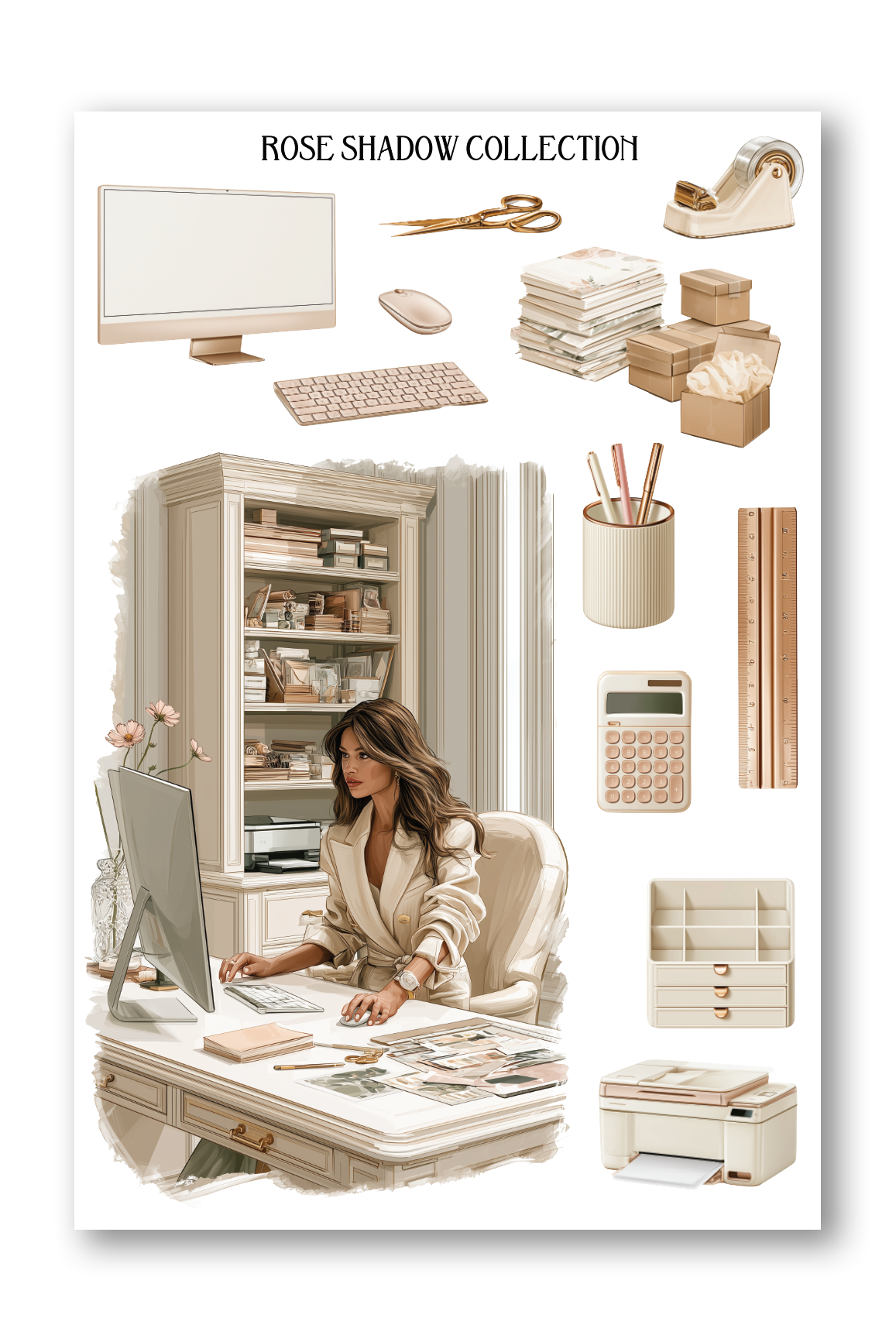 Office Sheet Golden Era Journaling sheet