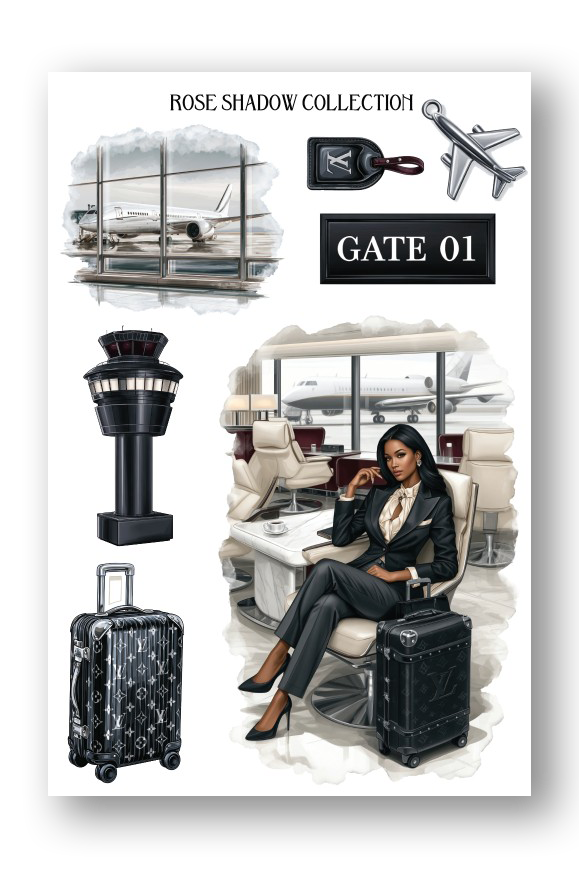 Airport Sheet Midnight Graffiti Collection