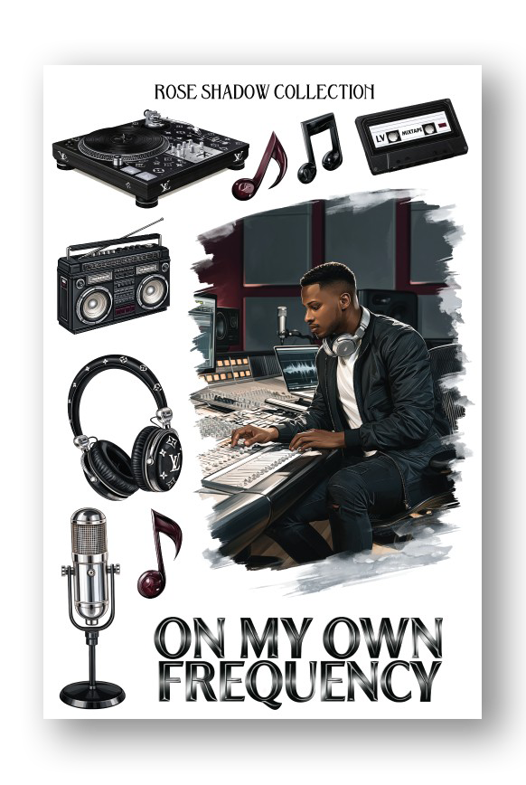 Music Studio Sheet Midnight Graffiti Collection