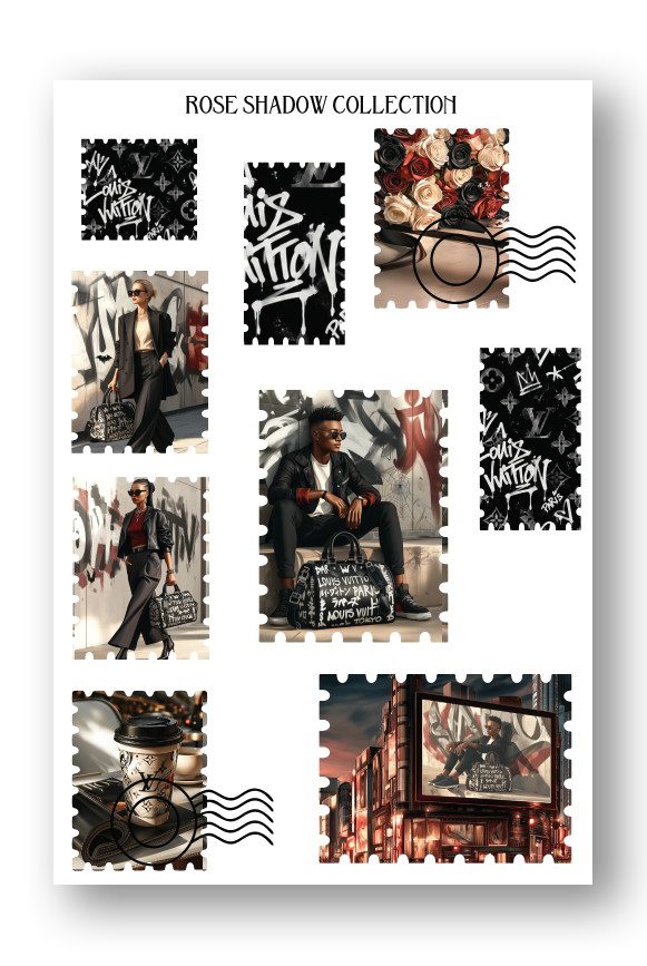 Stamps Sheet Midnight Graffiti Collection