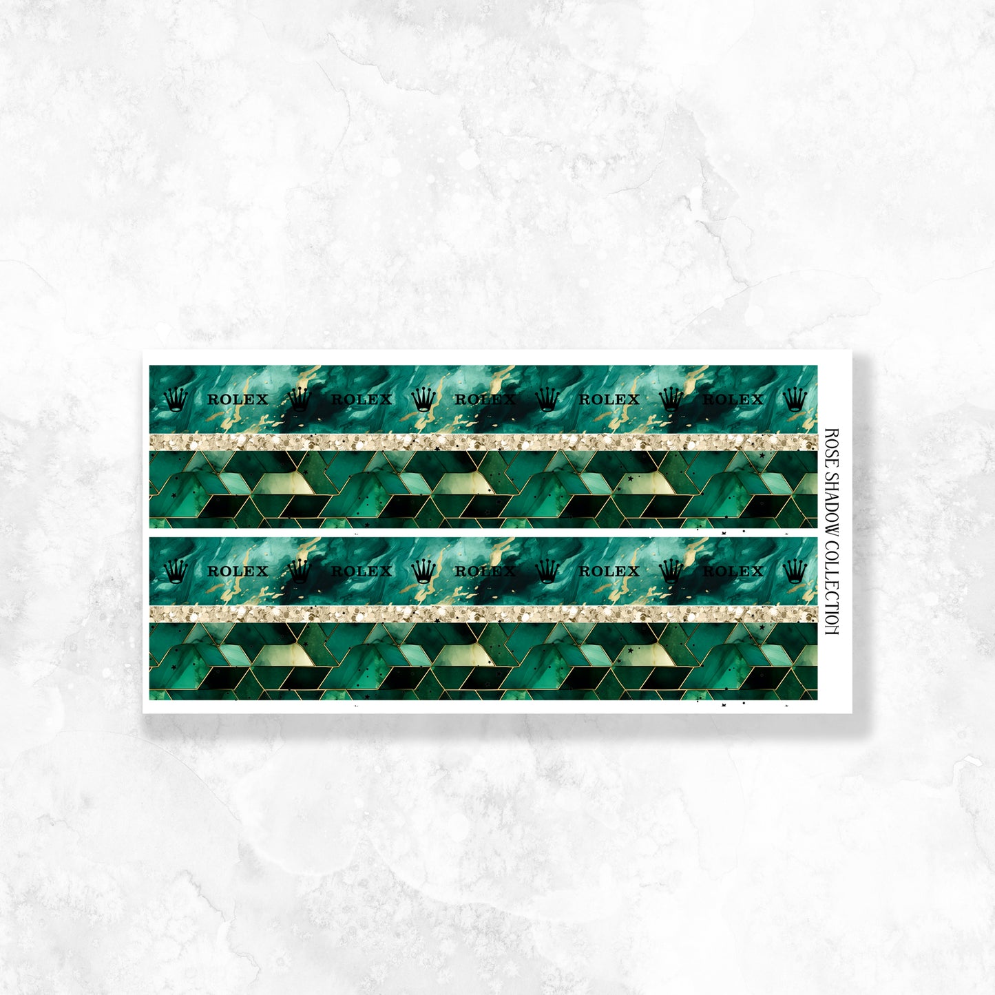 Rolex New Years Bottom Washi Add on sheet