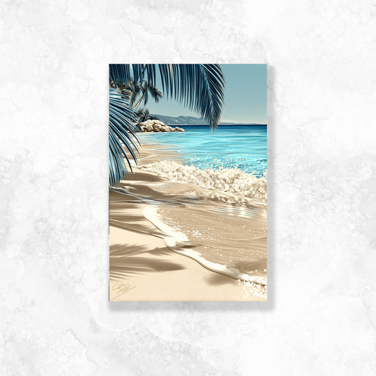 Beach Scene Dashboard Stickerbook VOL 49