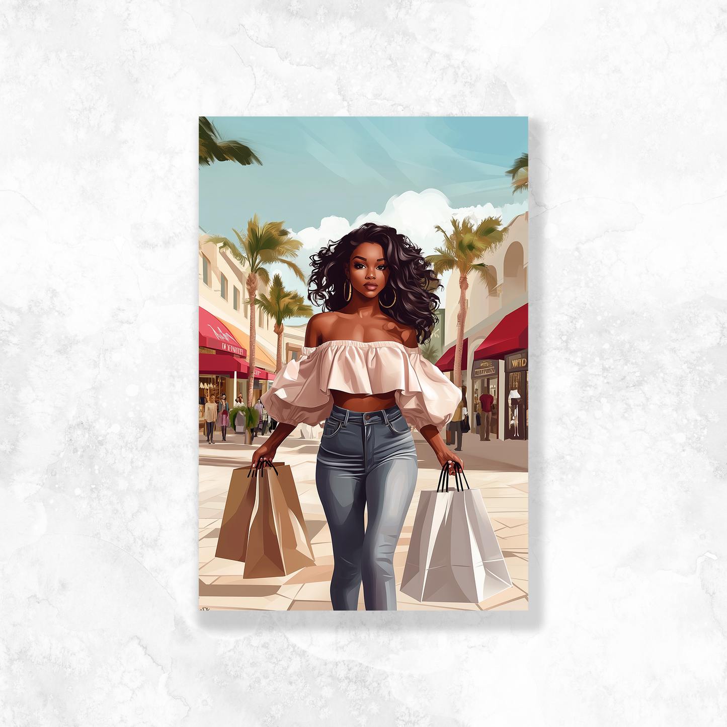 Black Fashion Girl Dashboard Stickerbook VOL 44