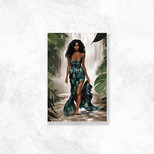 Black Fashion Girl Dashboard Stickerbook VOL 48