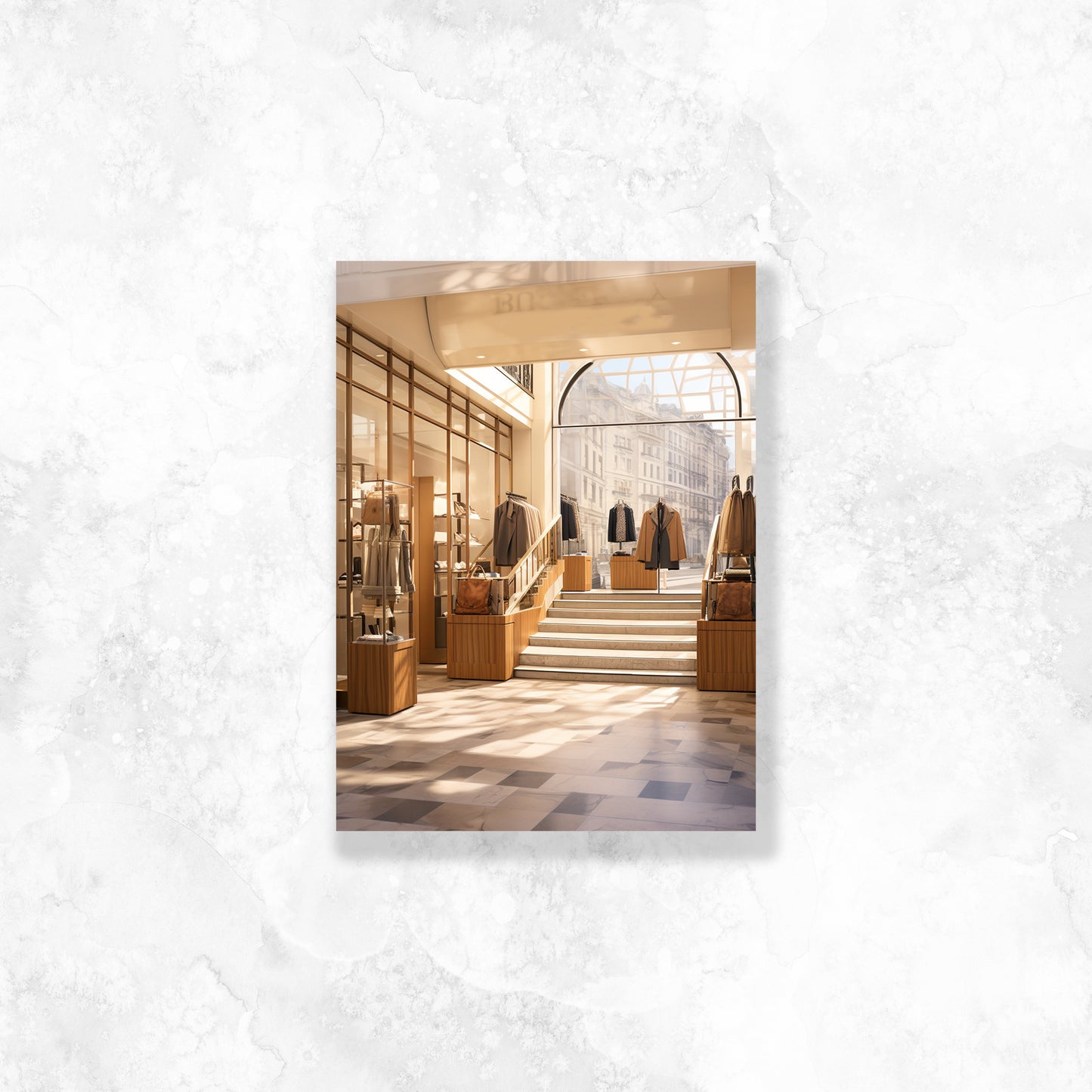 Burberry showroom dashboard