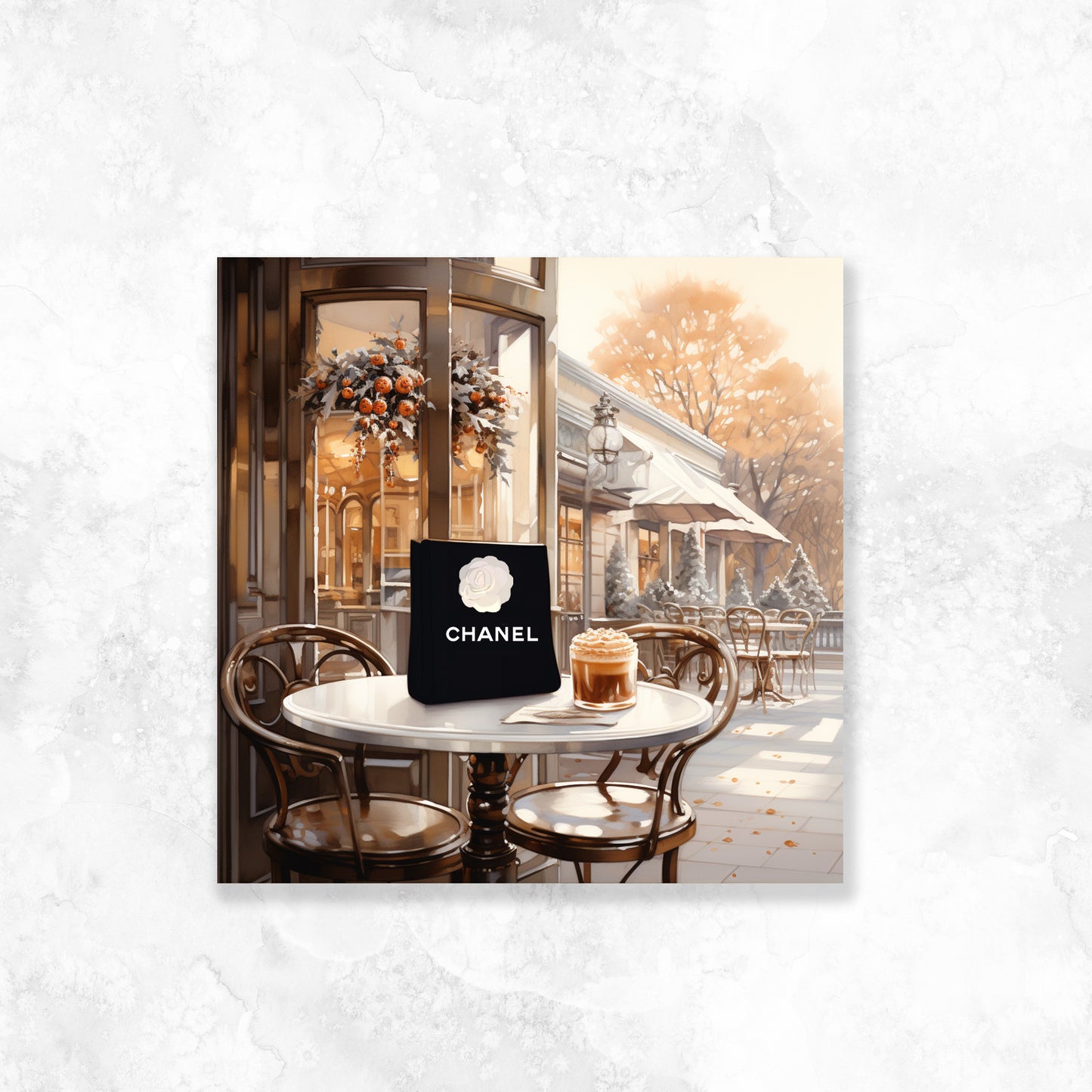 Coffee Shop Chanel Christmas dashboard