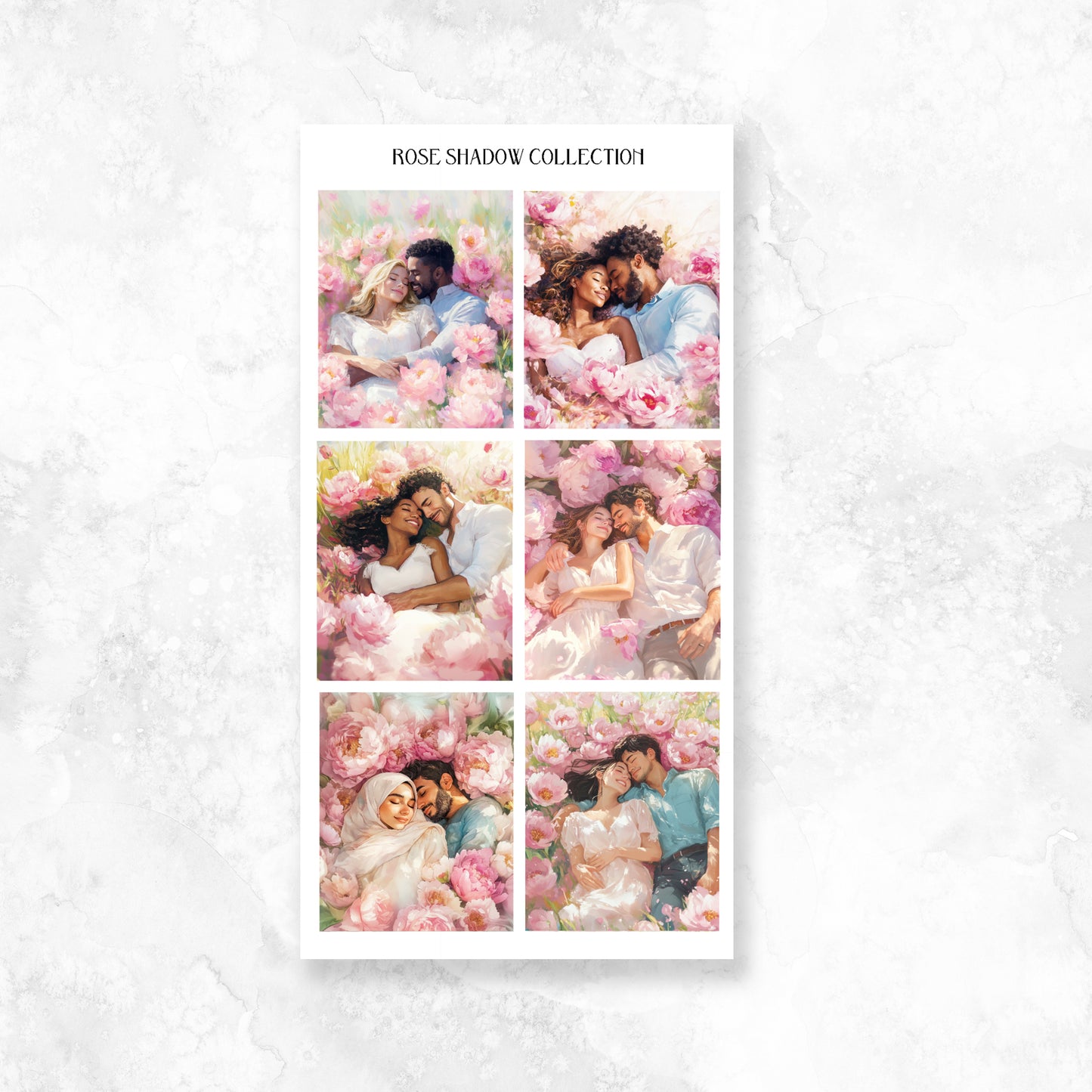 Couples sheet ONLY! Fashion Sticker Book VOL 36