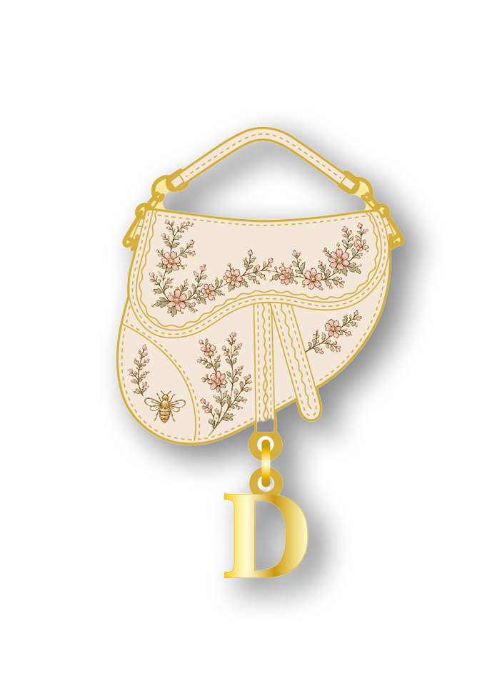 Bag Satchel Magnetic Pin Golden Era Collection