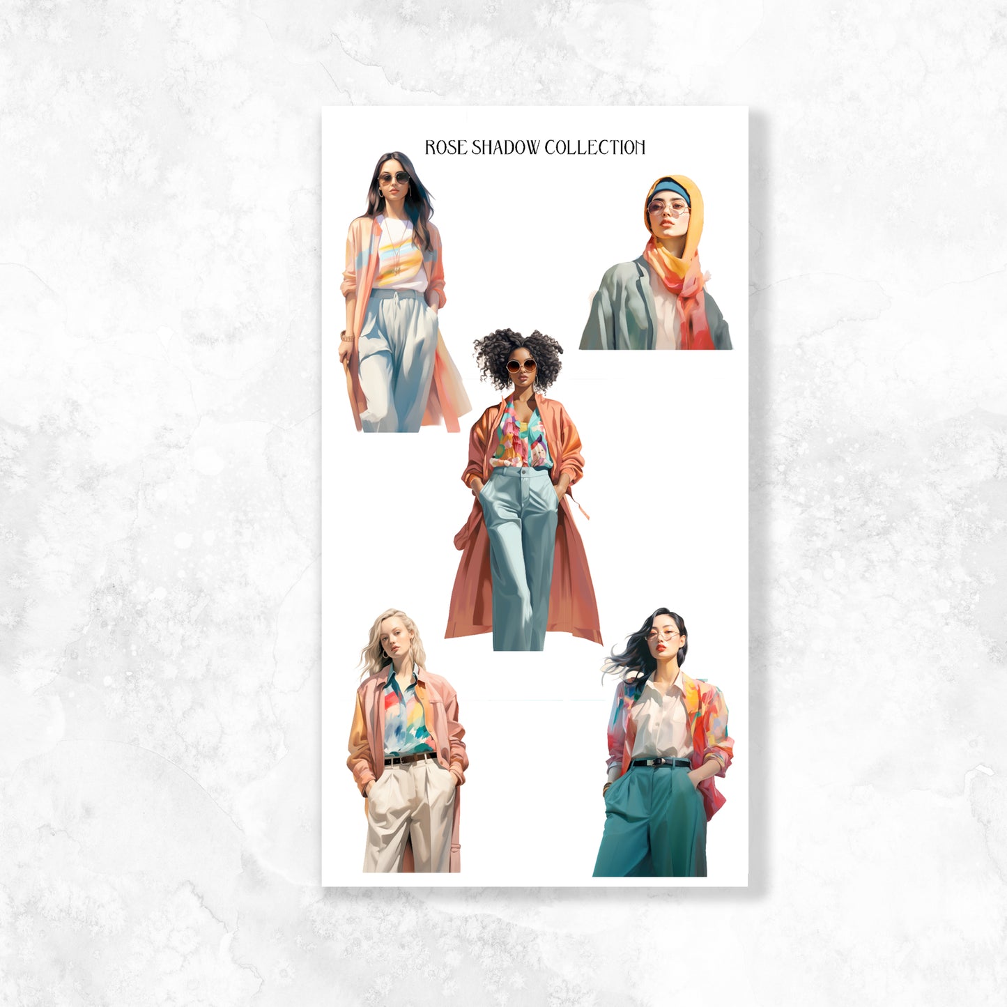 Fashion Sticker Book VOL 23 Deco sheet ONLY!