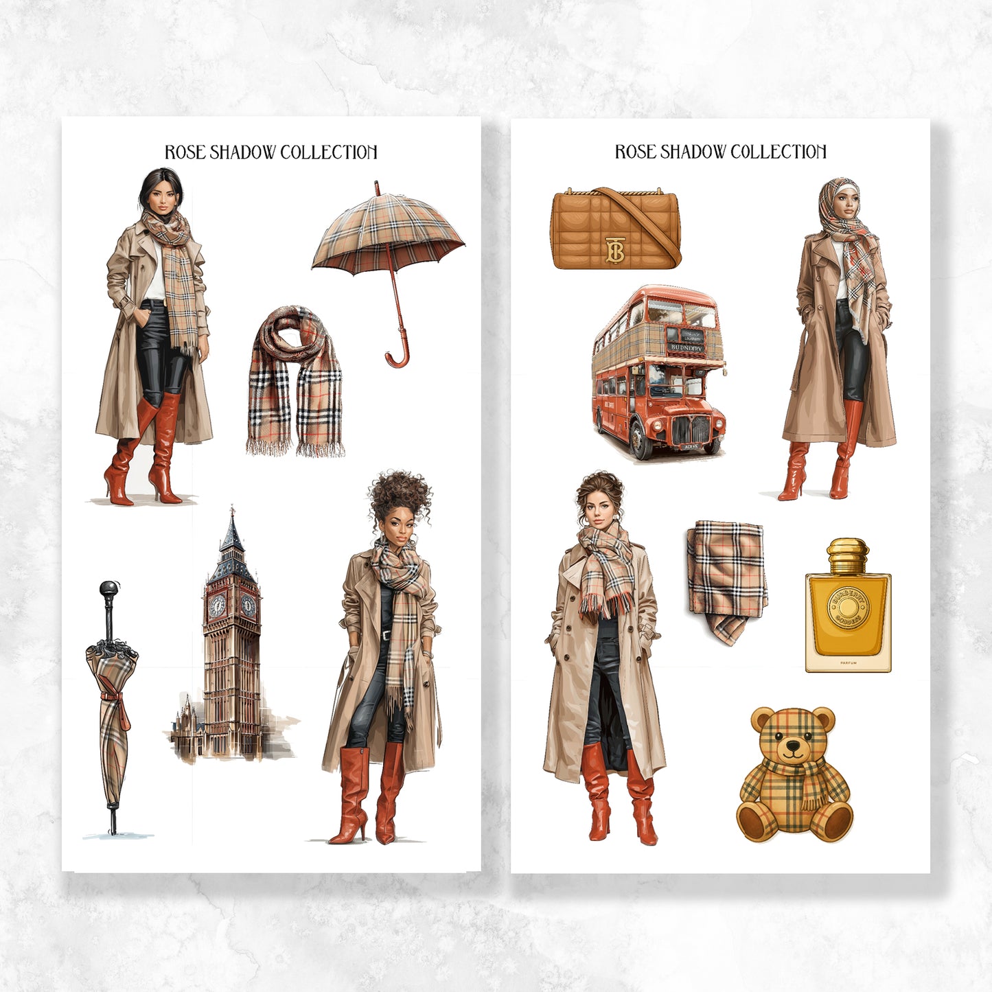 BearBerry Exclusive Fashion Sticker Book VOL 52