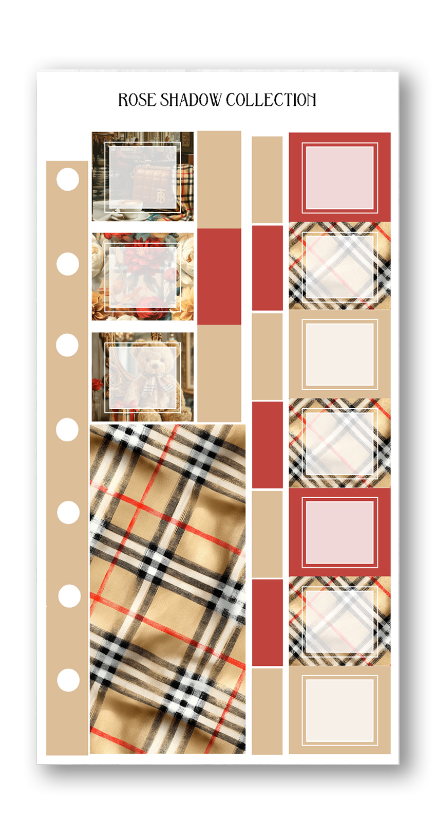 Hobo sheet ONLY! BearBerry Fashion Sticker Book VOL 52