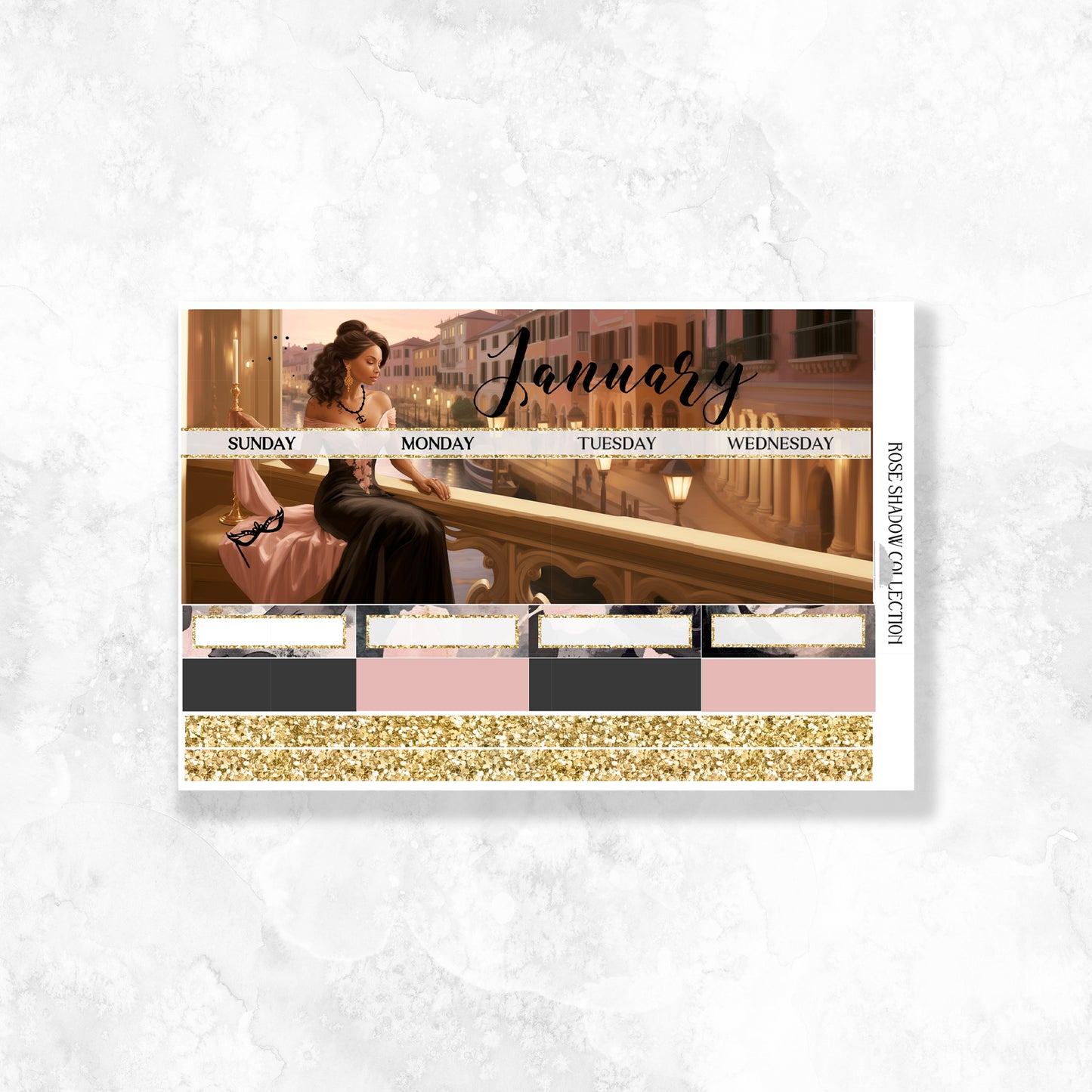January 2025 Monthly A5 Wide Standard Planner Insert