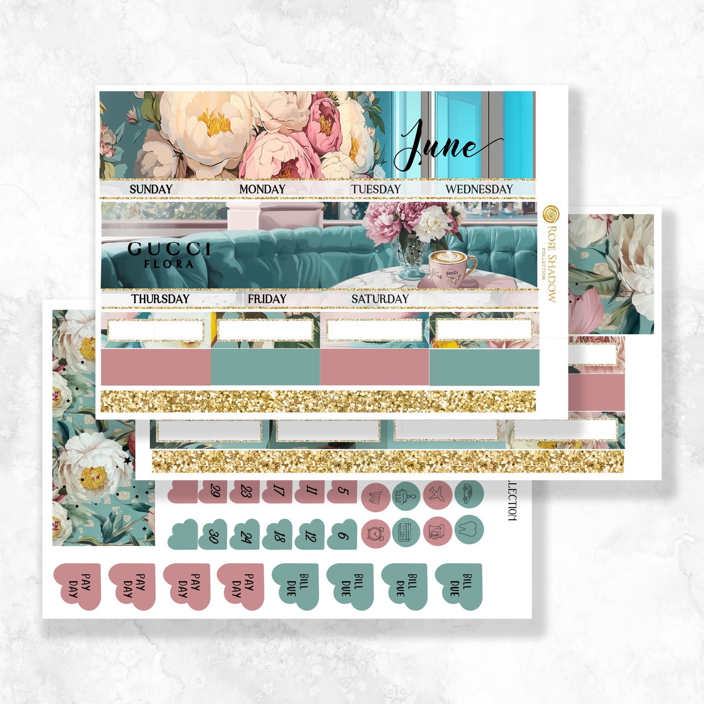 June 2025 Monthly A5 Wide Standard Planner Insert