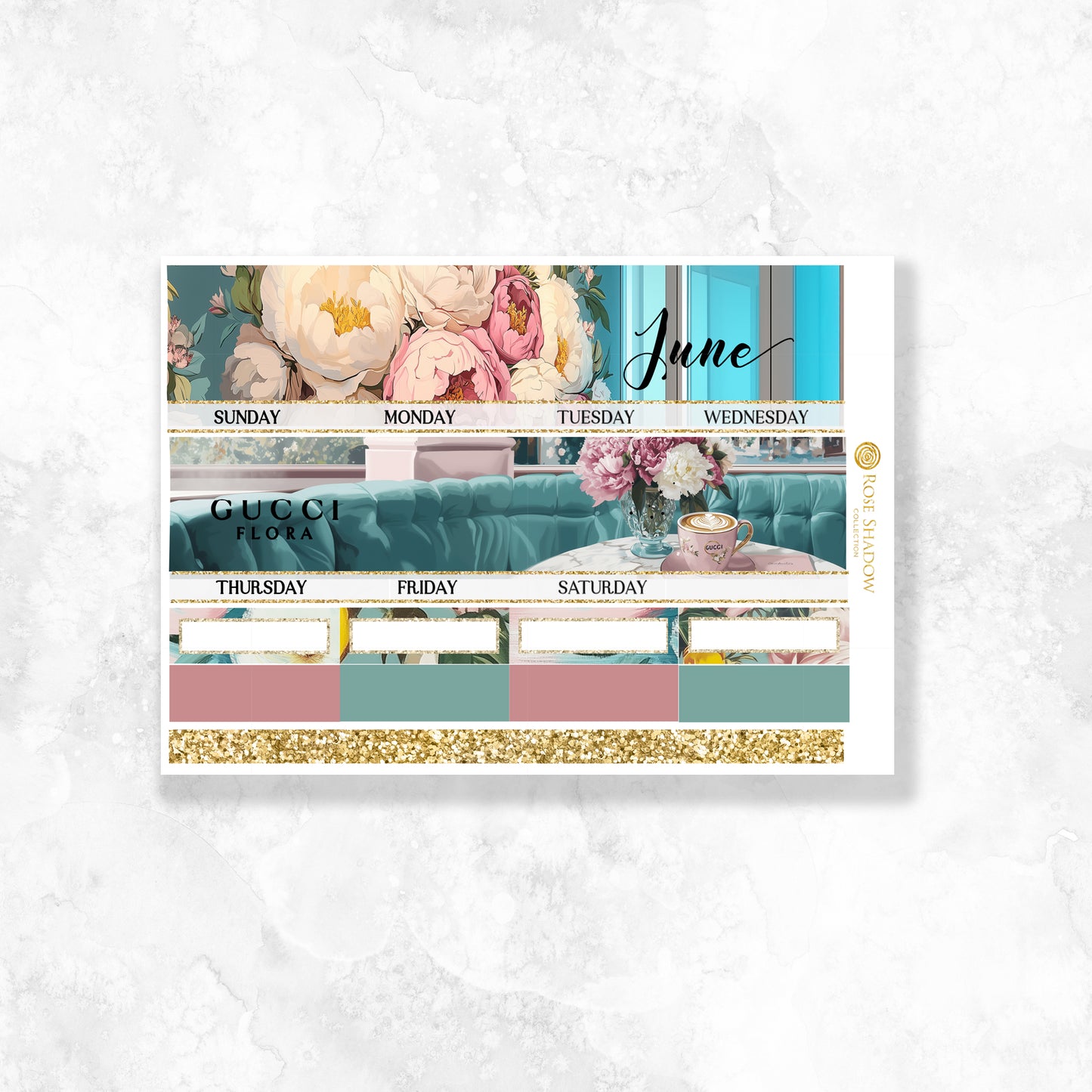 June 2025 Monthly A5 Wide Standard Planner Insert