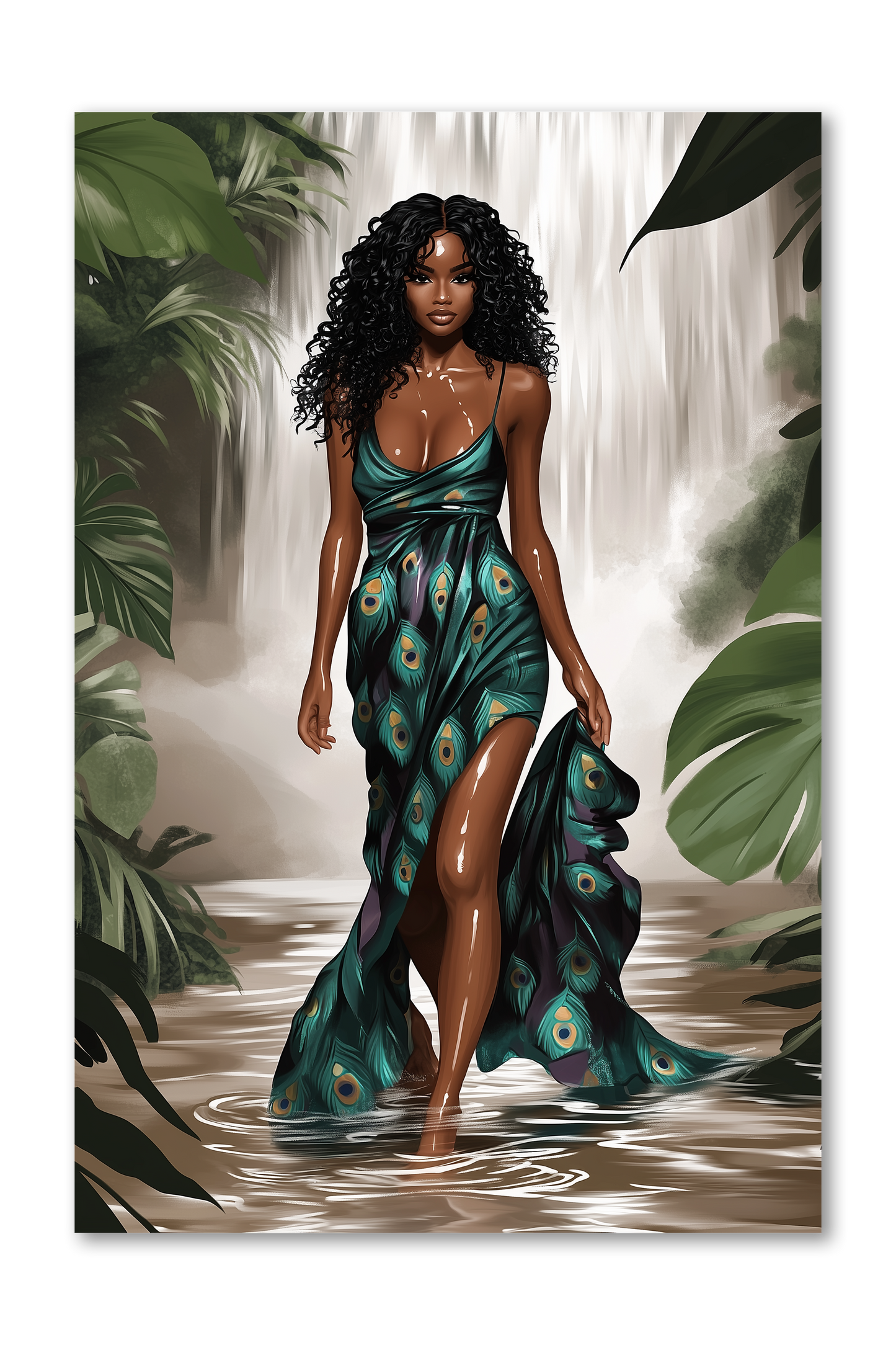 Black Fashion Girl Dashboard Stickerbook VOL 48