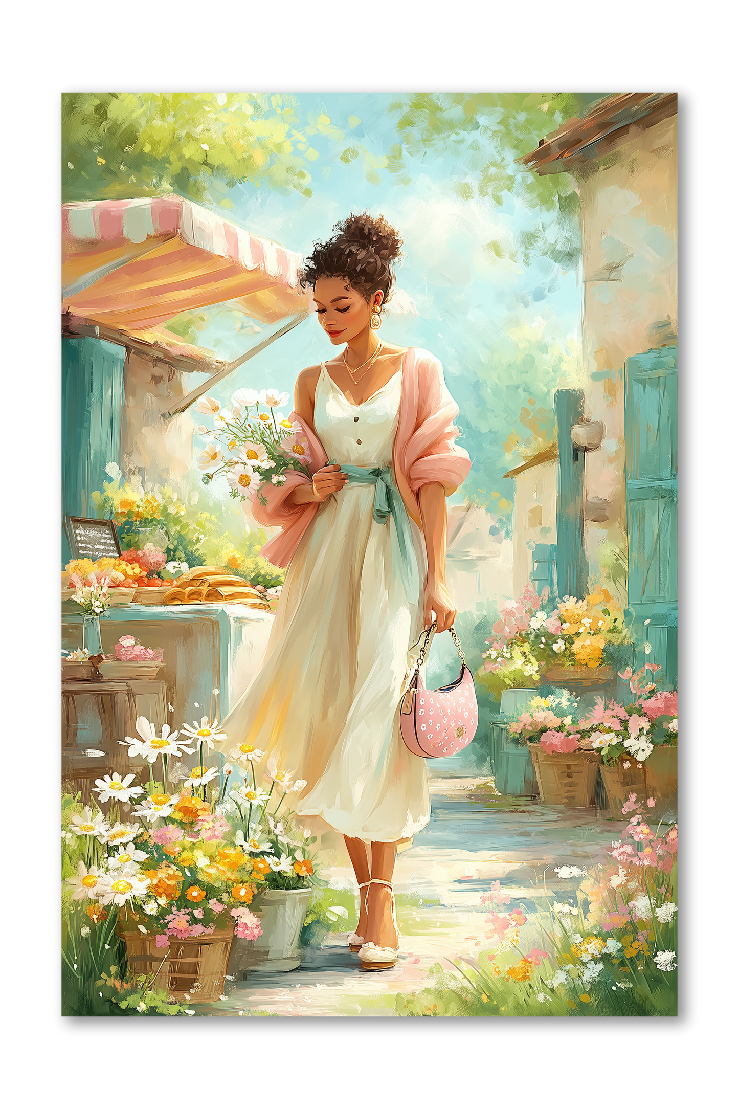 Black Fashion Girl Dashboard Daisy Collection