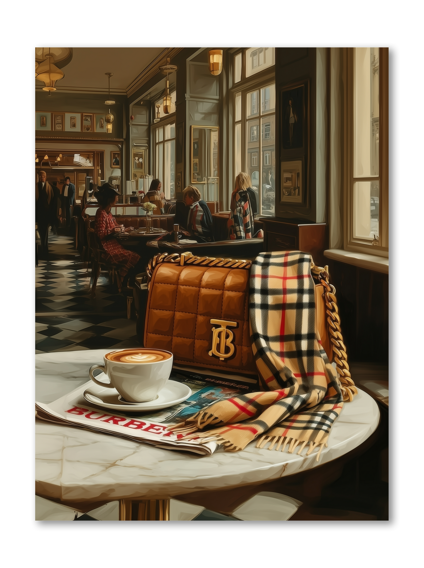 Coffee Shop BearBerry Dashboard Stickerbook VOL 52