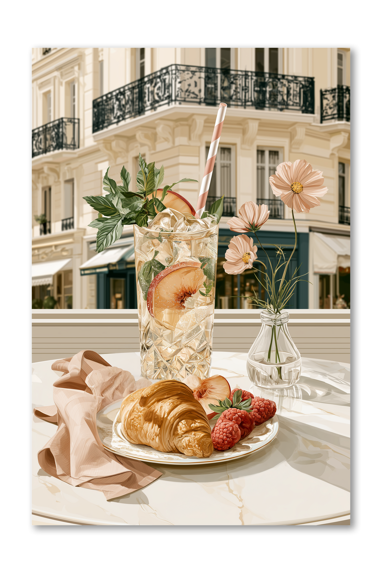 Breakfast Scene Dashboard Golden Era Collection
