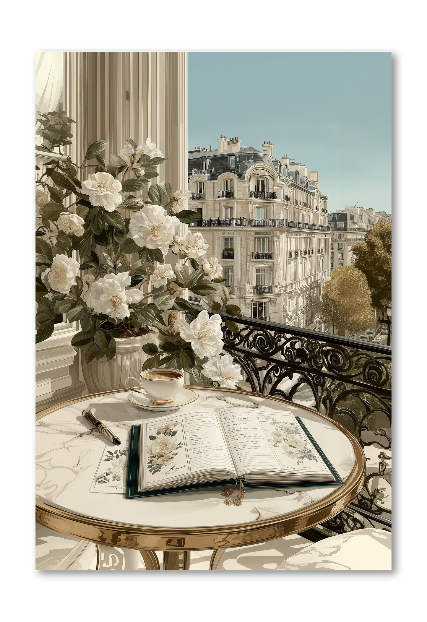 Journaling Dashboard Camelia Boulevard Collection