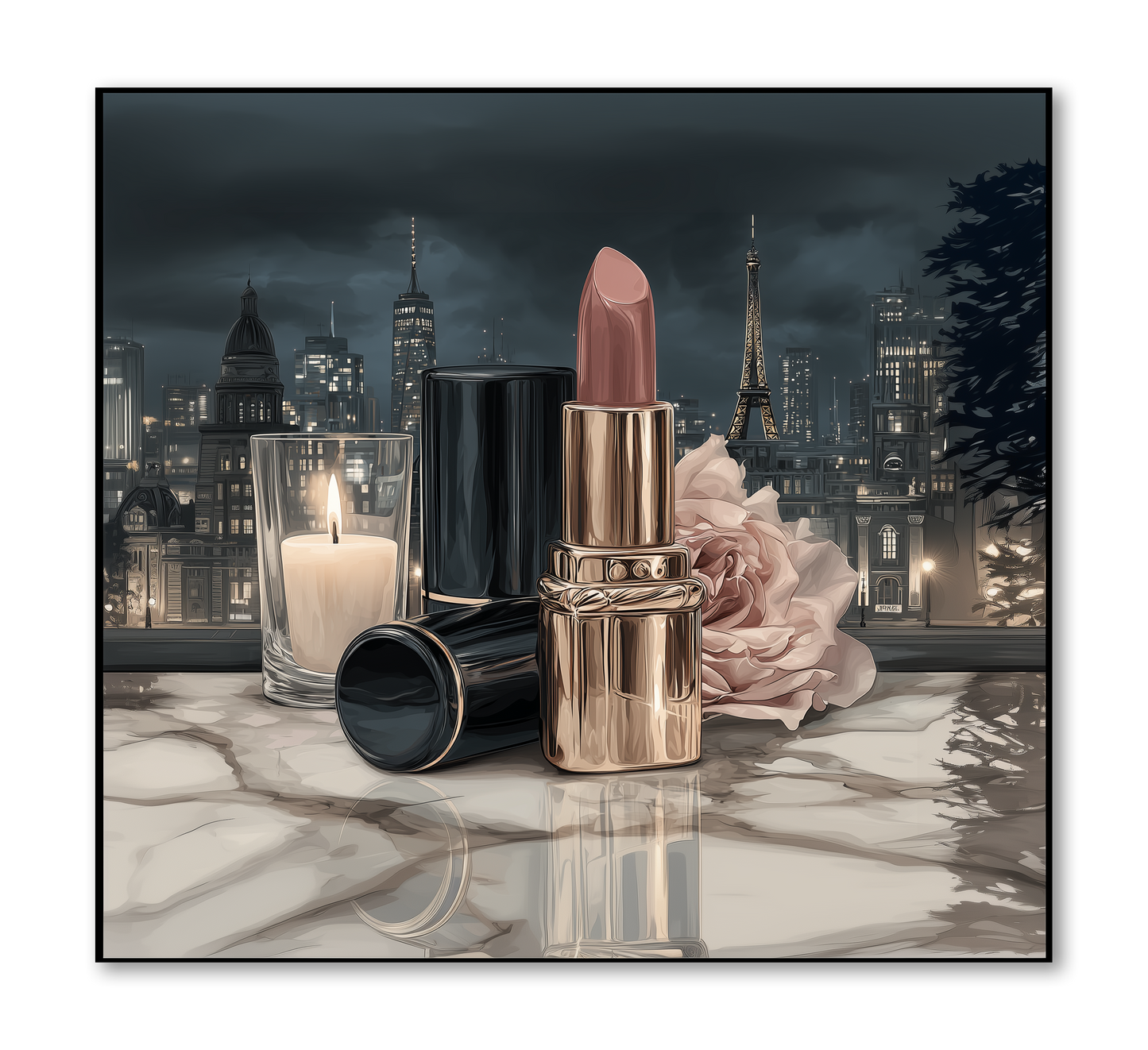 Lipstick Paris after Dark Dashboard Stickerbook VOL 55