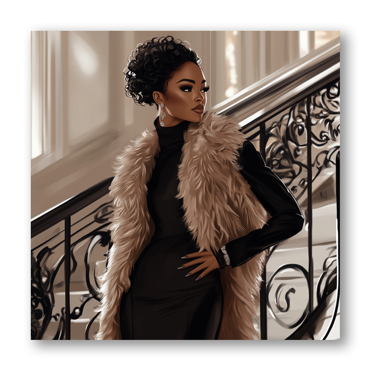 Black Fashion Girl Stickerbook VOL 38