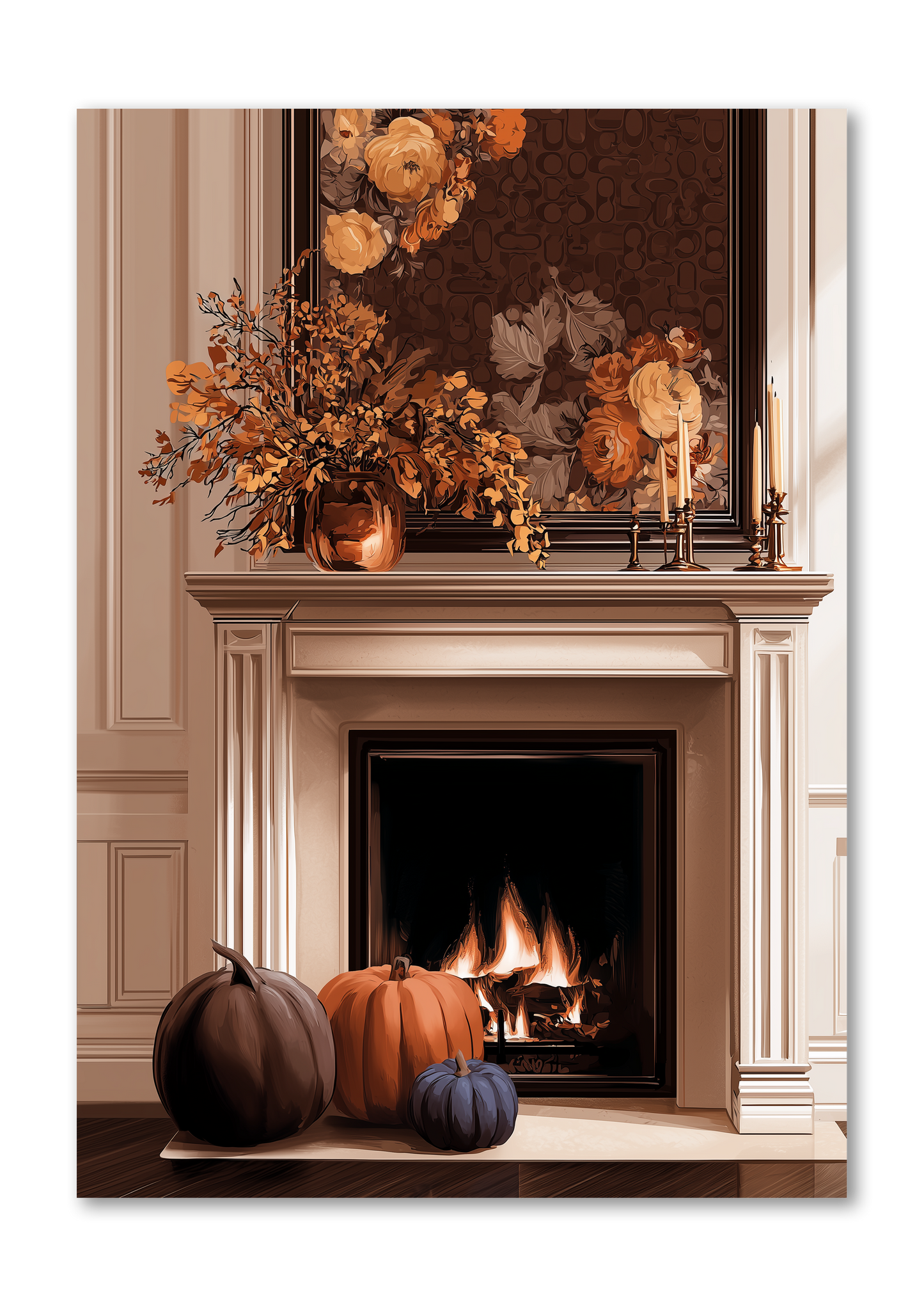 Fireplace Dashboard Madison Autumn Collection