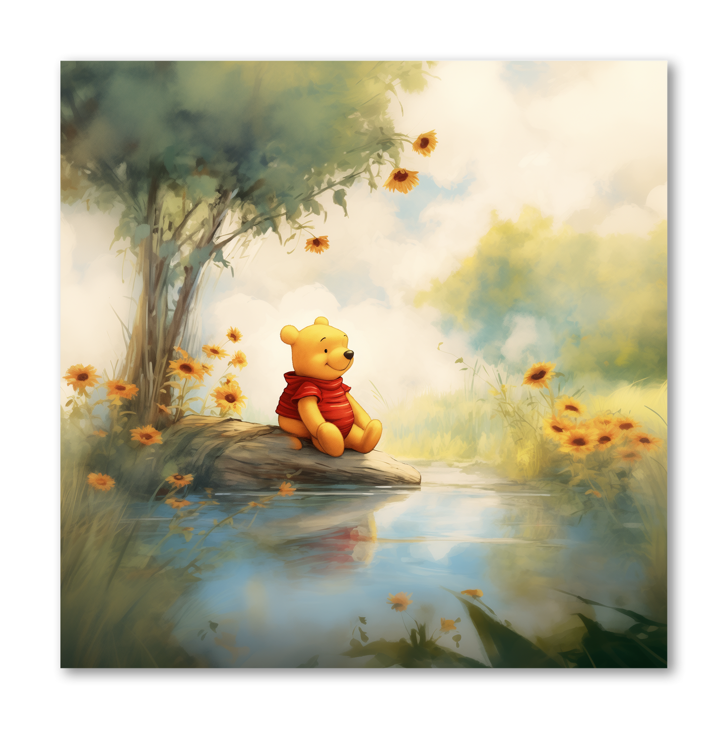 Lake Scene Dashboard Novelty Stickerbook VOL 10 (Gold Foil Only)