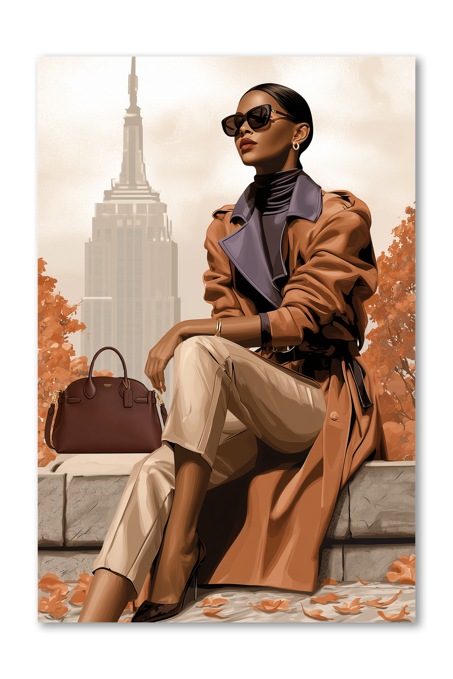 Black Fashion Girl Dashboard Madison Autumn Collection