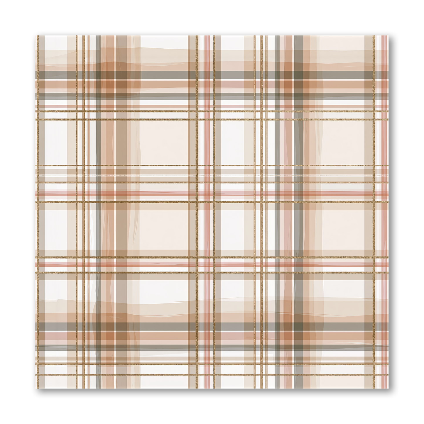 Plaid Pattern Dashboard Golden Era Collection