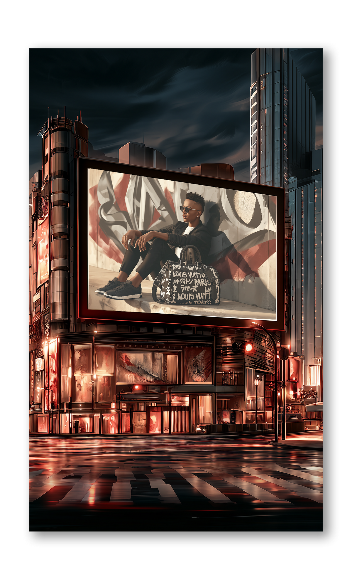 Billboard Midnight Graffiti Collection (SILVER FOIL)