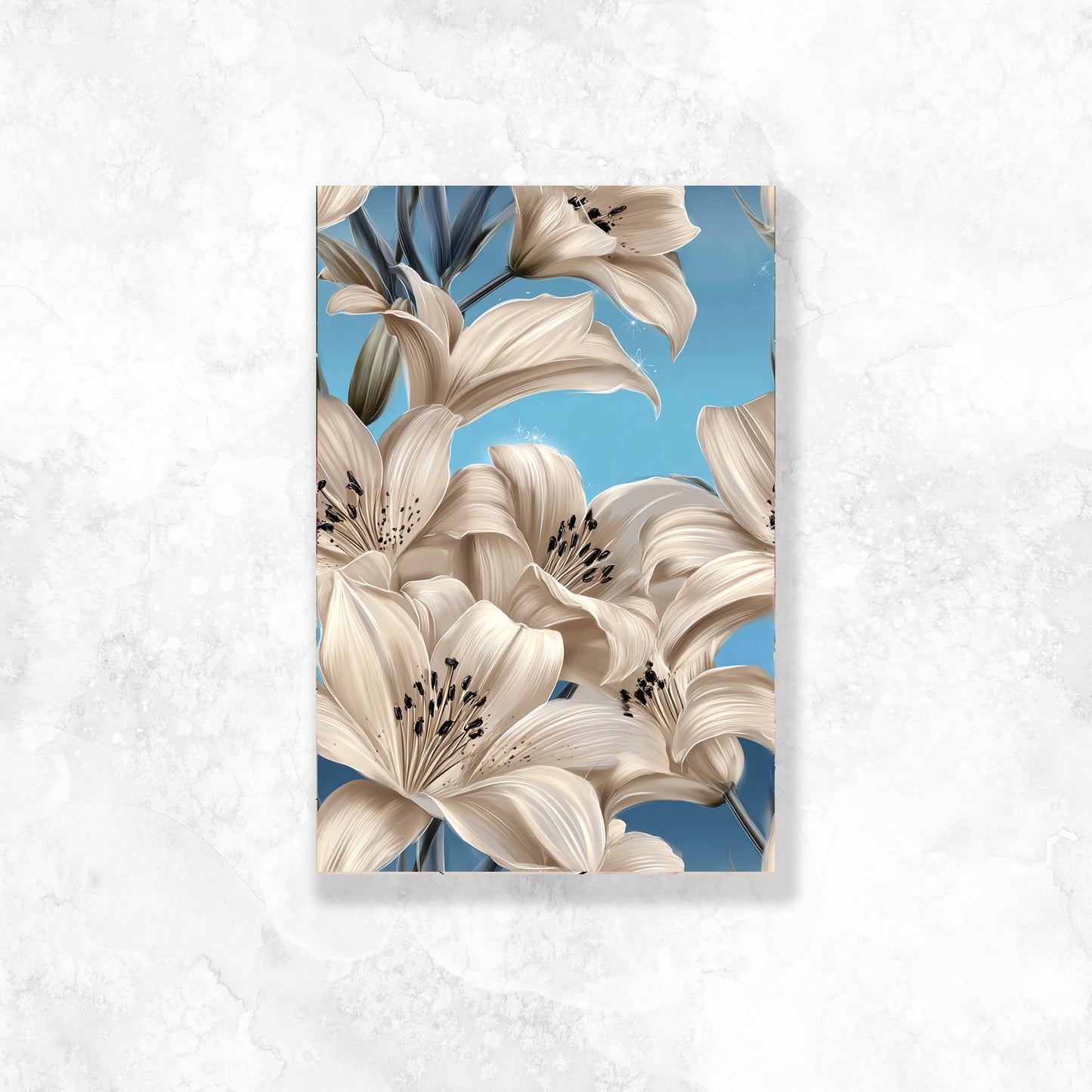 Flower Pattern Dashboard Stickerbook VOL 49