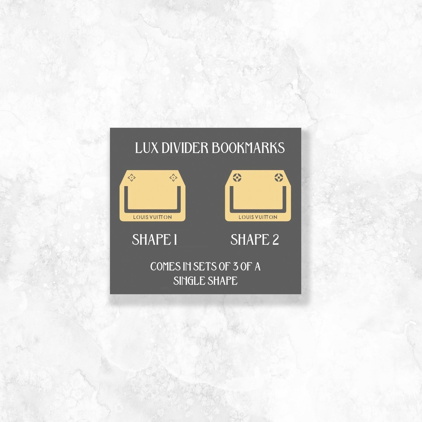 Lux Bookmark tabs (SET OF 3)