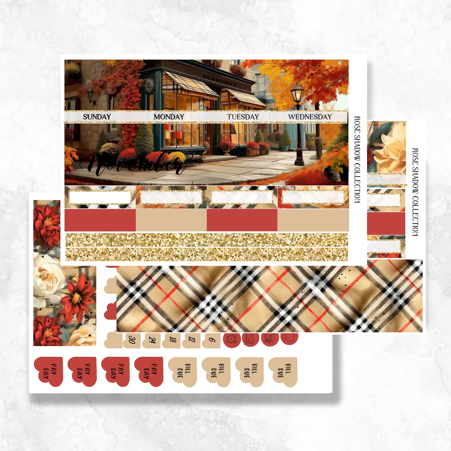 November 2025 Monthly A5 Wide Standard Planner Insert